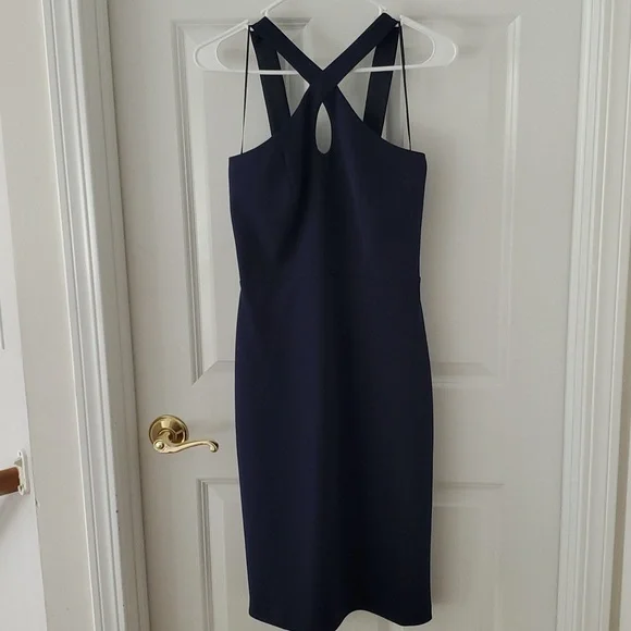 princess polly baby blue dress Navy Blue Princess Kate Middleton V Neck Prom Celebrity Dress 100 Wome –  Hoprom main image 0